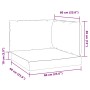 Kissen für 3 Paletten Sofa anthrazitgrau Stoff melange von , Kissen für Stühle und Sofas - Ref: Foro24-4002651, Preis: 54,10 ...