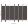 Biombo divisor de 6 paneles gris antracita 240x180 cm de vidaXL, Divisores de ambientes - Ref: Foro24-320713, Precio: 59,21 €...