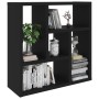 Black plywood wall shelf 45.1x16x45.1 cm by vidaXL, Shelves and shelves - Ref: Foro24-802949, Price: 31,02 €, Discount: %