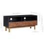 Mueble para TV de madera maciza de acacia y MDF 100x35x45 cm de vidaXL, Muebles TV - Ref: Foro24-289903, Precio: 135,67 €, De...