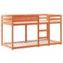 Bed with solid brown pine wood roof 90x200 cm by , Beds and slatted bases - Ref: Foro24-3282038, Price: 218,99 €, Discount: %