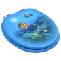 MDF soft close toilet seat with underwater background design by vidaXL, Toilet and bidet seats - Ref: Foro24-146916, Price: 4...