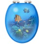 MDF soft close toilet seat with underwater background design by vidaXL, Toilet and bidet seats - Ref: Foro24-146916, Price: 4...