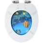 MDF soft close toilet seat with underwater background design by vidaXL, Toilet and bidet seats - Ref: Foro24-146916, Price: 4...