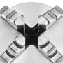 4-jaw self-centering lathe chuck 100 mm steel by vidaXL, Clamps and screws - Ref: Foro24-146709, Price: 107,16 €, Discount: %