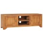 Solid teak wood TV stand 115x30x40 cm by vidaXL, TV Furniture - Ref: Foro24-320777, Price: 206,99 €, Discount: %