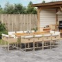 Garden dining set with cushions 13 pieces beige synthetic rattan by , Garden sets - Ref: Foro24-3278175, Price: 1,00 €, Disco...