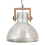 Industrial pendant lamp 25 W silver round 40 cm E27 by vidaXL, Lamps - Ref: Foro24-320529, Price: 87,45 €, Discount: %