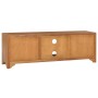 Solid teak wood TV stand 115x30x40 cm by vidaXL, TV Furniture - Ref: Foro24-320777, Price: 206,99 €, Discount: %