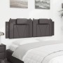 Cabecero de cama acolchado cuero sintético gris 160 cm de , Cabeceros y pies de cama - Ref: Foro24-374800, Precio: 53,13 €, D...