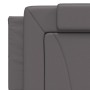 Cabecero de cama acolchado cuero sintético gris 160 cm de , Cabeceros y pies de cama - Ref: Foro24-374800, Precio: 49,33 €, D...