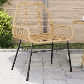 Gartensessel 2 Einheiten braunes synthetisches Rattan von , Gartenstühle - Ref: Foro24-369092, Preis: 117,37 €, Rabatt: %