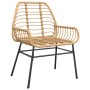 Garden armchairs 2 units brown synthetic rattan by , Garden chairs - Ref: Foro24-369092, Price: 117,42 €, Discount: %