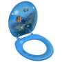 Toilet seat with MDF lid, underwater background design. by vidaXL, Toilet and bidet seats - Ref: Foro24-146909, Price: 39,98 ...