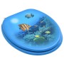 Toilet seat with MDF lid, underwater background design. by vidaXL, Toilet and bidet seats - Ref: Foro24-146909, Price: 39,98 ...