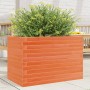 Wax brown solid pine wood planter 70x40x46 cm by , Pots and planters - Ref: Foro24-3282441, Price: 127,59 €, Discount: %