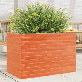 Wax brown solid pine wood planter 70x40x46 cm by , Pots and planters - Ref: Foro24-3282441, Price: 127,59 €, Discount: %