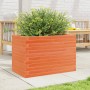 Wax brown solid pine wood planter 70x40x46 cm by , Pots and planters - Ref: Foro24-3282441, Price: 126,99 €, Discount: %