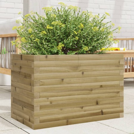 Jardinera de madera de pino impregnada 70x40x46 cm de , Maceteros y jardineras - Ref: Foro24-3282443, Precio: 115,08 €, Descu...