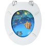 Toilet seat with MDF lid, underwater background design. by vidaXL, Toilet and bidet seats - Ref: Foro24-146909, Price: 39,98 ...