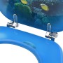 Toilet seat with MDF lid, underwater background design. by vidaXL, Toilet and bidet seats - Ref: Foro24-146909, Price: 39,98 ...