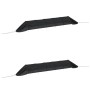 2 pcs black steel and polyethylene mesh tunnels by , Mulch - Ref: Foro24-3281496, Price: 51,01 €, Discount: %