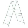 Garden trellises for climbing plants shape A 4 units steel by , Pot stands - Ref: Foro24-3281505, Price: 134,72 €, Discount: %