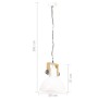 Industrial pendant lamp 25 W white round 30 cm E27 by vidaXL, Lamps - Ref: Foro24-320539, Price: 66,05 €, Discount: %