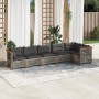 6-teiliges Gartenmöbel-Set und graue synthetische Rattankissen von , Gartensets - Ref: Foro24-3261849, Preis: 514,25 €, Rabat...