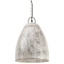 Round industrial pendant lamp 25 W silver 32 cm E27 by vidaXL, Lamps - Ref: Foro24-320559, Price: 53,52 €, Discount: %