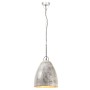 Round industrial pendant lamp 25 W silver 32 cm E27 by vidaXL, Lamps - Ref: Foro24-320559, Price: 53,52 €, Discount: %