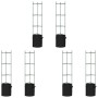 Tomato stakes with bag 6 units of steel and PP 154 cm by , Pot stands - Ref: Foro24-3281490, Price: 82,99 €, Discount: %