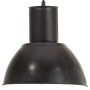 Black round pendant lamp 25 W 28.5 cm E27 by vidaXL, Lamps - Ref: Foro24-320569, Price: 33,89 €, Discount: %