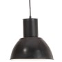 Black round pendant lamp 25 W 28.5 cm E27 by vidaXL, Lamps - Ref: Foro24-320569, Price: 33,89 €, Discount: %