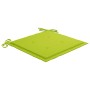 Sillas Batavia 2 uds teca maciza con cojines verde brillante de , Sillas de jardín - Ref: Foro24-3062138, Precio: 247,90 €, D...