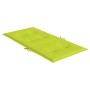 Garden chair cushion low backrest 2 units light green Oxford fabric by , Cushions for chairs and sofas - Ref: Foro24-314146, ...