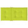 Cojín silla jardín respaldo bajo 2 uds tela Oxford verde claro de , Cojines para sillas y sofás - Ref: Foro24-314146, Precio:...