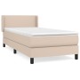 Box spring bed with cappuccino synthetic leather mattress 90x190 cm by , Beds and slatted bases - Ref: Foro24-3130636, Price:...