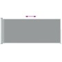 Toldo lateral retráctil de jardín gris 180x500 cm de , Sombrillas - Ref: Foro24-317930, Precio: 119,26 €, Descuento: %