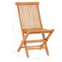 3-teiliges Bistroset mit schwarzen Kissen aus massivem Teakholz von , Gartensets - Ref: Foro24-3063232, Preis: 190,45 €, Raba...