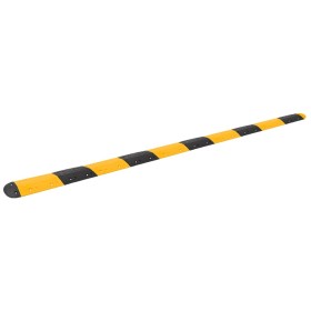 Yellow and black rubber speed bump 517x32.5x4 cm by , Road and traffic signs - Ref: Foro24-3157049, Price: 240,99 €, Discount: %