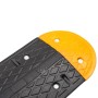 Yellow and black rubber speed bump 517x32.5x4 cm by , Road and traffic signs - Ref: Foro24-3157049, Price: 266,25 €, Discount: %