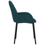 Sillas de comedor 2 unidades terciopelo azul de , Sillas de comedor - Ref: Foro24-344762, Precio: 115,52 €, Descuento: %