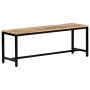 Solid raw mango wood dining bench 120 cm by , Dining and kitchen benches - Ref: Foro24-247814, Price: 186,92 €, Discount: %