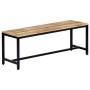 Banco de comedor madera maciza de mango en bruto 120 cm de , Bancos de comedor y cocina - Ref: Foro24-247814, Precio: 186,92 ...