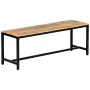 Banco de comedor madera maciza de mango en bruto 120 cm de , Bancos de comedor y cocina - Ref: Foro24-247814, Precio: 186,92 ...