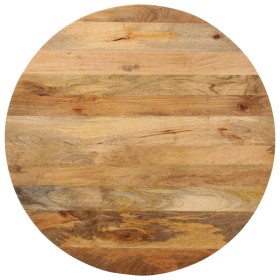 Runde Tischplatte aus massivem Mangoholz Ø 90x2,5 cm von , Tischplatten - Ref: Foro24-370068, Preis: 112,76 €, Rabatt: %