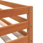 Bunk bed with curtains solid pink pine wood 80x200 cm by , Beds and slatted bases - Ref: Foro24-3283924, Price: 174,89 €, Dis...