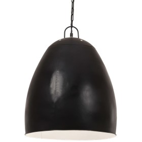 Round black industrial pendant lamp 25 W 42 cm E27 by vidaXL, Lamps - Ref: Foro24-320557, Price: 80,99 €, Discount: %