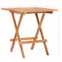 3-teiliges Bistroset mit rot-roten Kissen aus massivem Teakholz von , Gartensets - Ref: Foro24-3063234, Preis: 178,17 €, Raba...